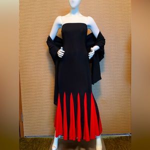 Jessica McClintock strapless gown size 6